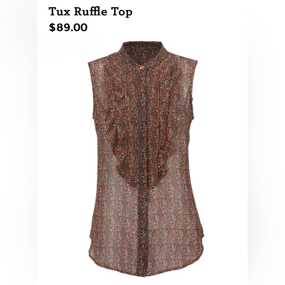 Cabi Tux Ruffle Top 6319